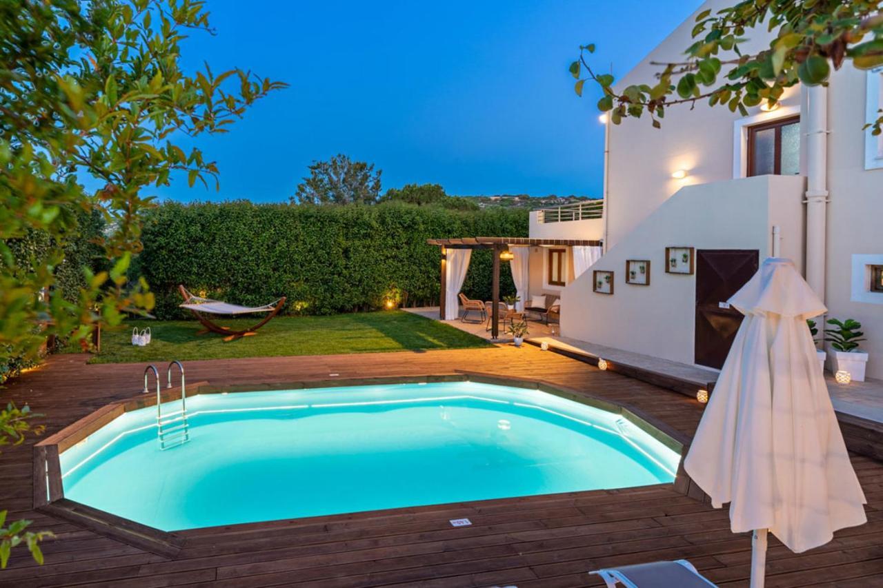 Villa Ellovos With Private Pool Rethymno  Exterior photo