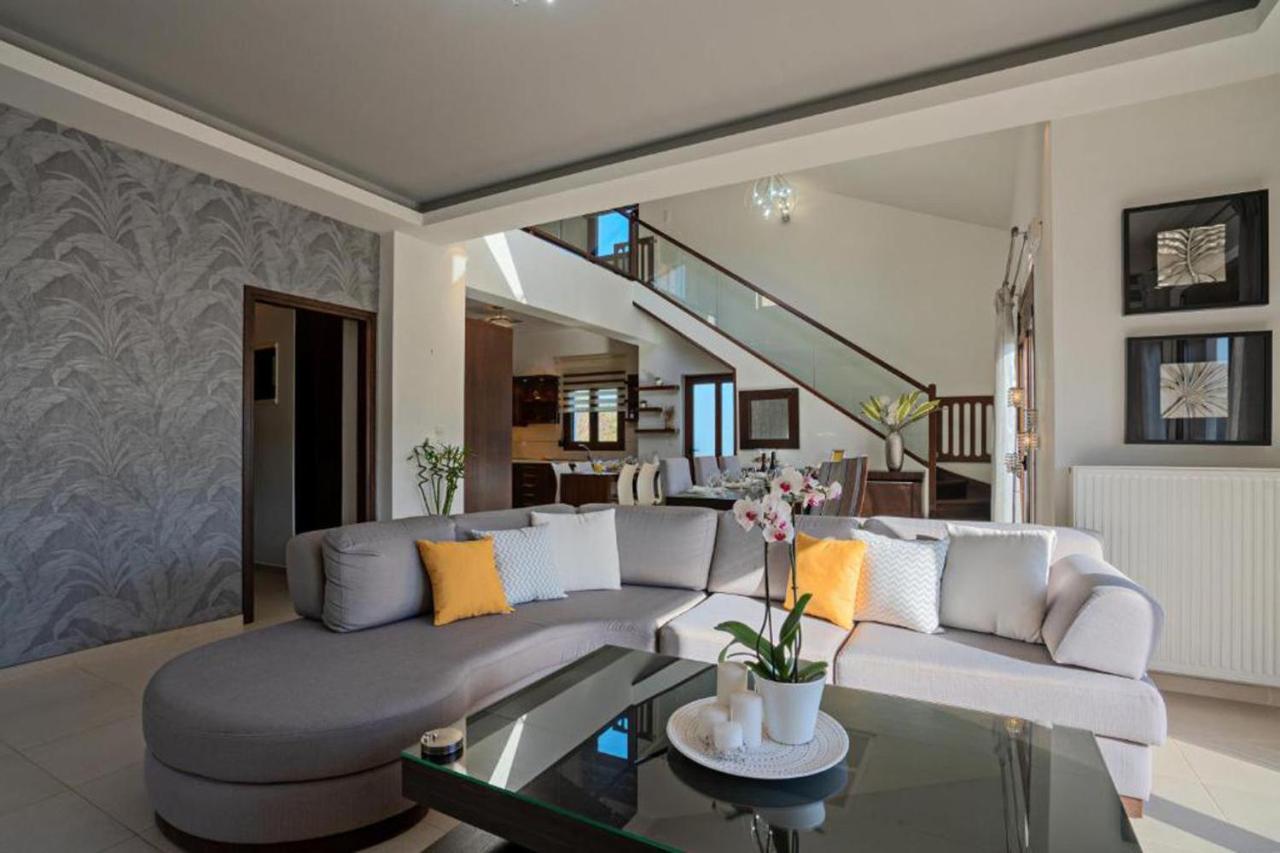 Villa Ellovos With Private Pool Rethymno  Exterior photo